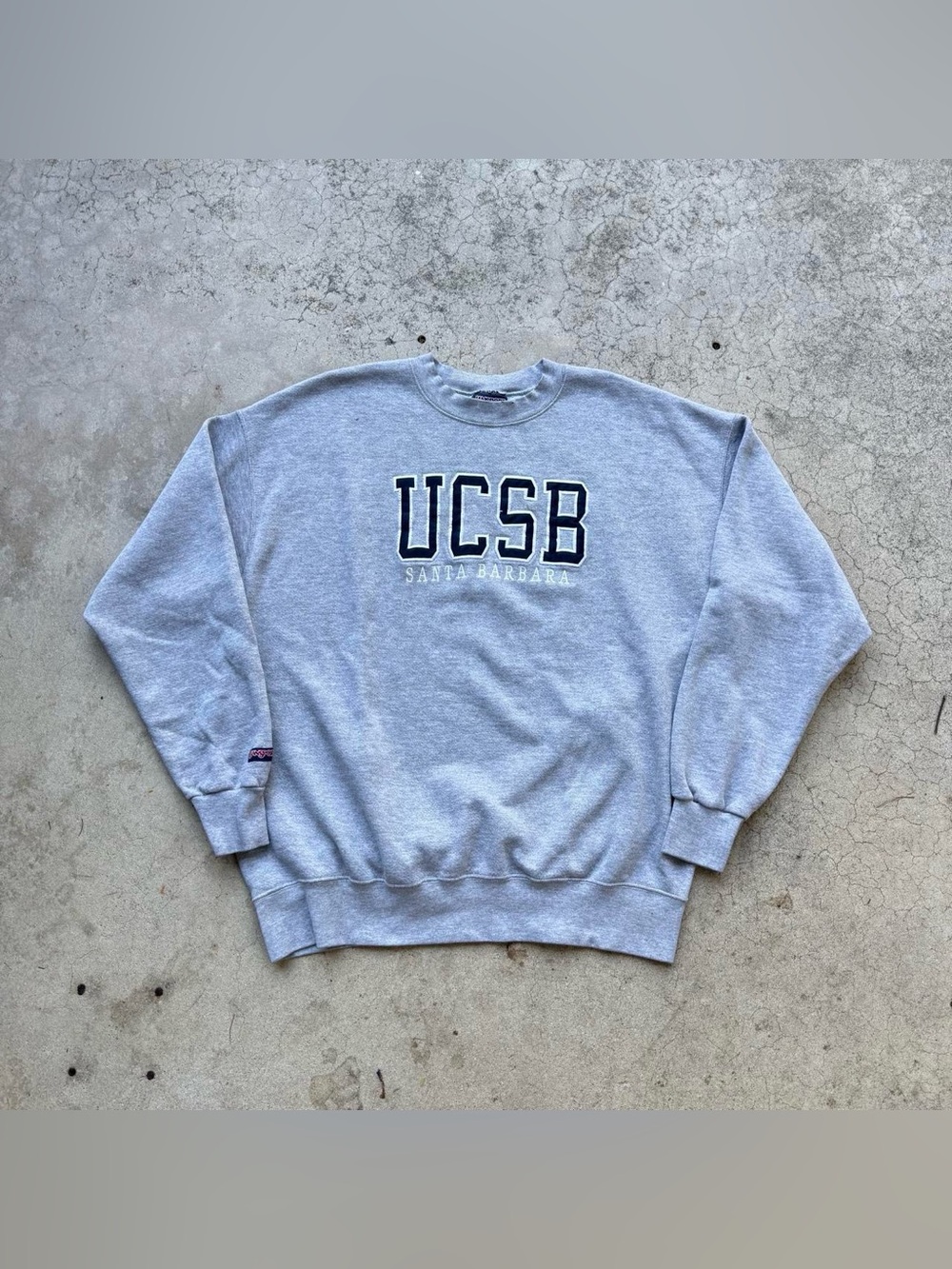 Vintage UCSB University Of Santa Barbara JanSport Embroidered Crewneck Sweater